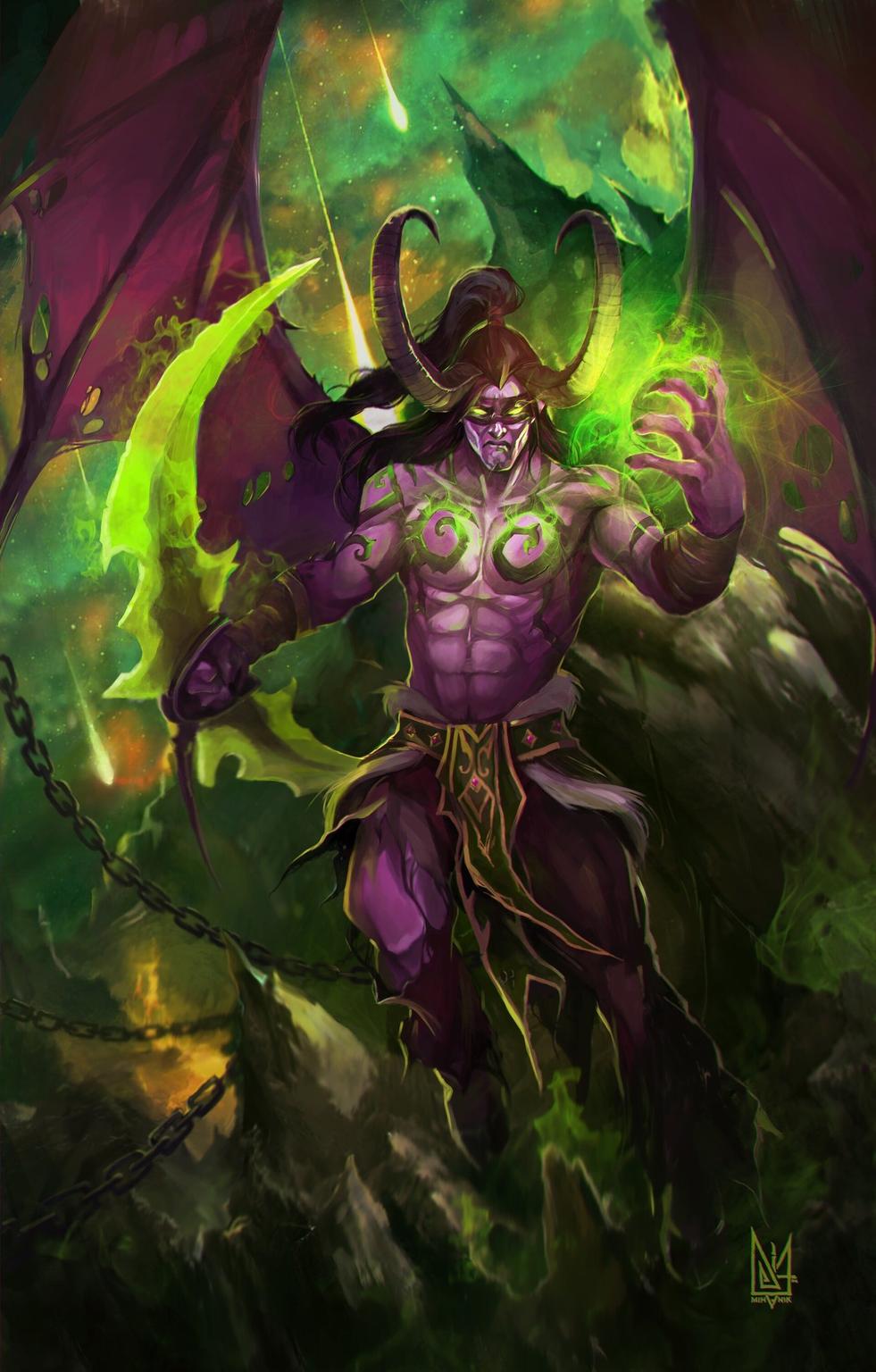Illidan Stormrage character portrait