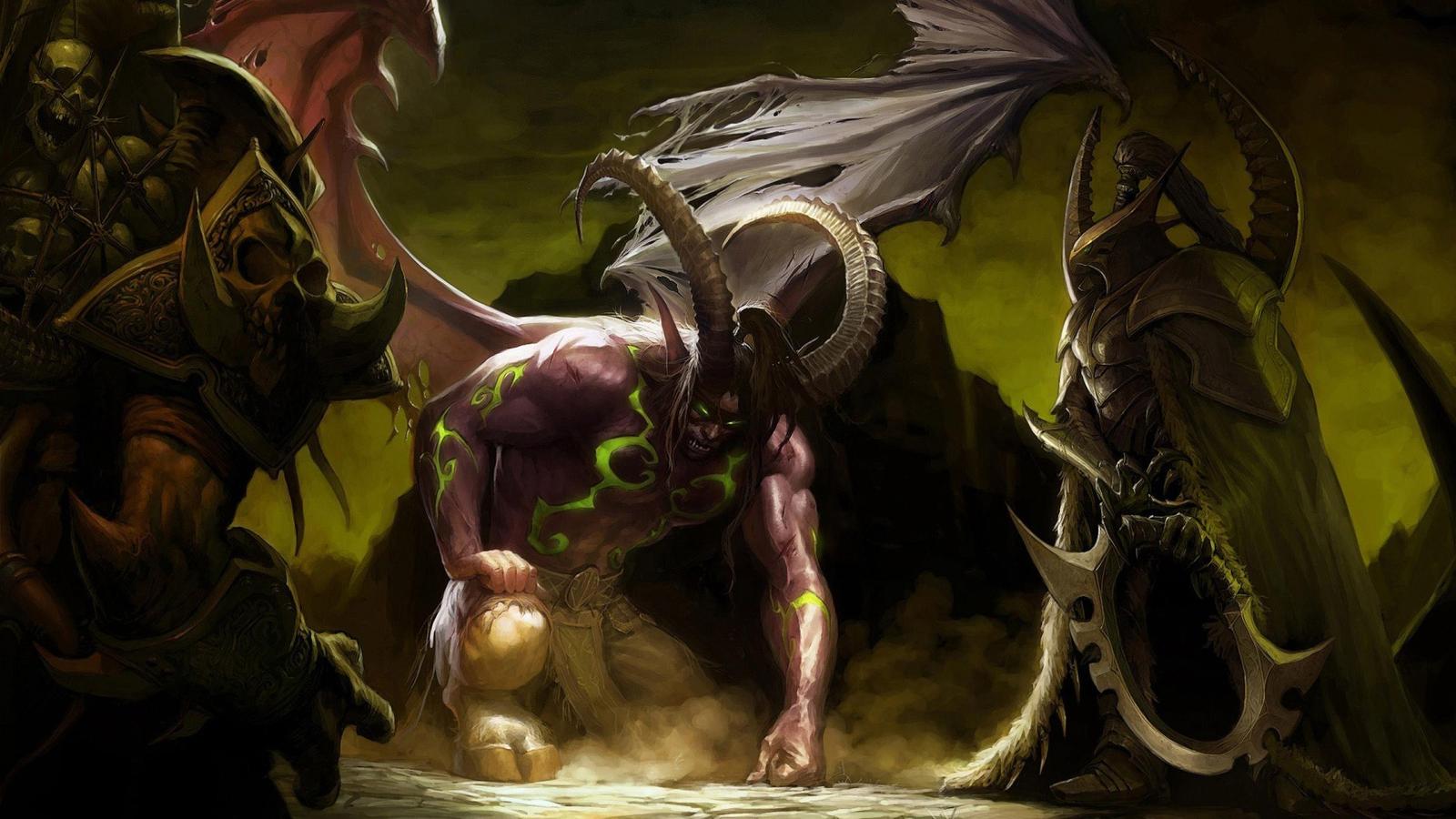 Illidan at the Black Temple